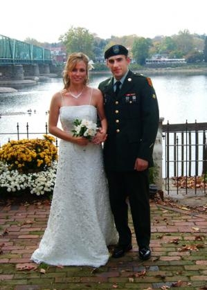 Military Wedding on the River New Hope