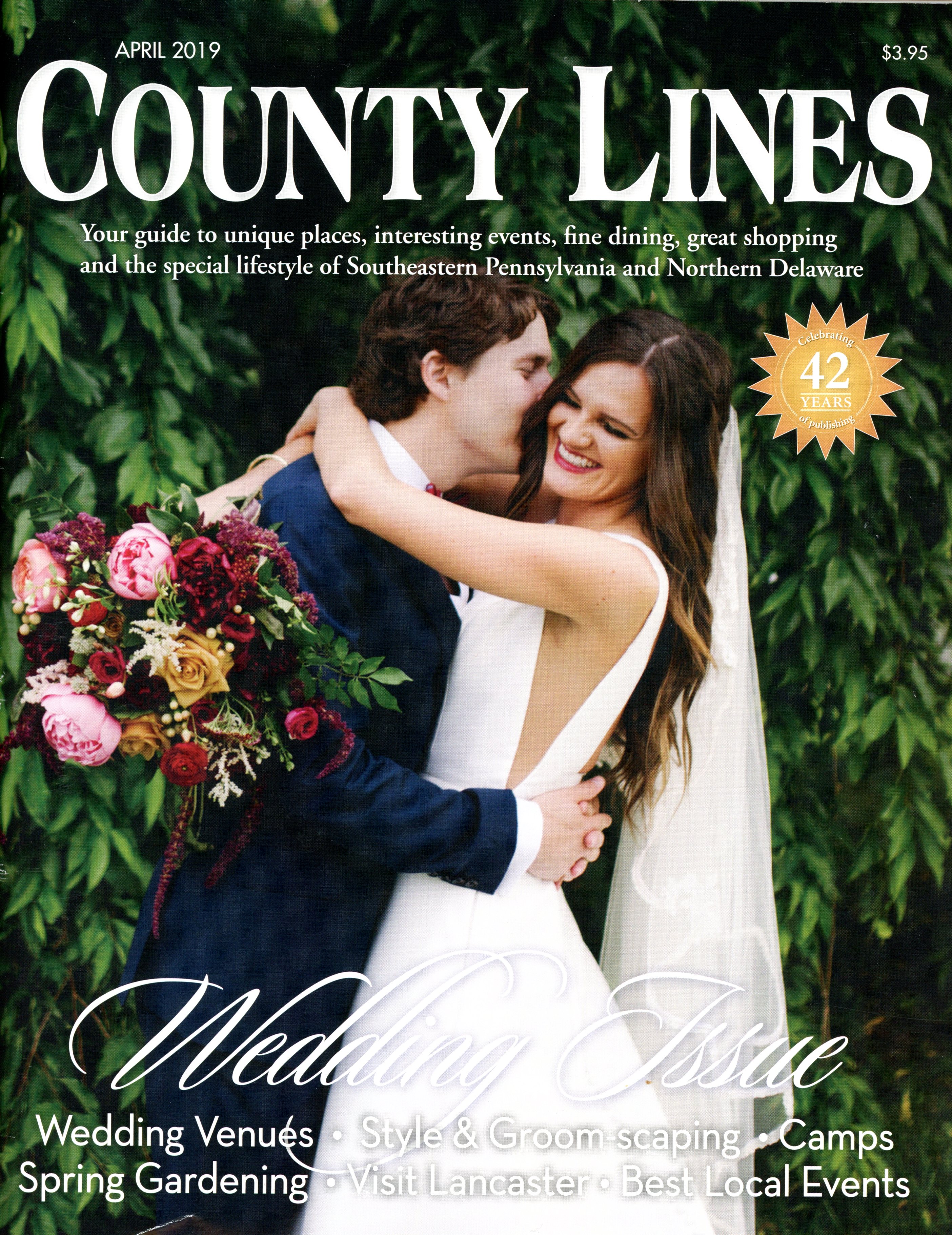 County Lines Magazine Wedding Issue April 2019